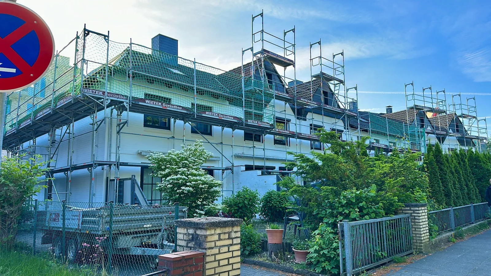 Fangnetz Installation