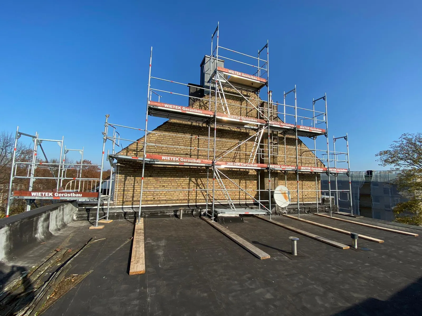 Montage eines Treppenturms